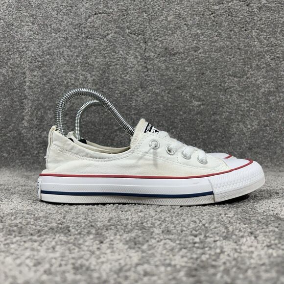 Converse Chuck Taylor All Star Shoreline 537084F Women’s Size 7 White Shoes Used - Picture 6 of 11